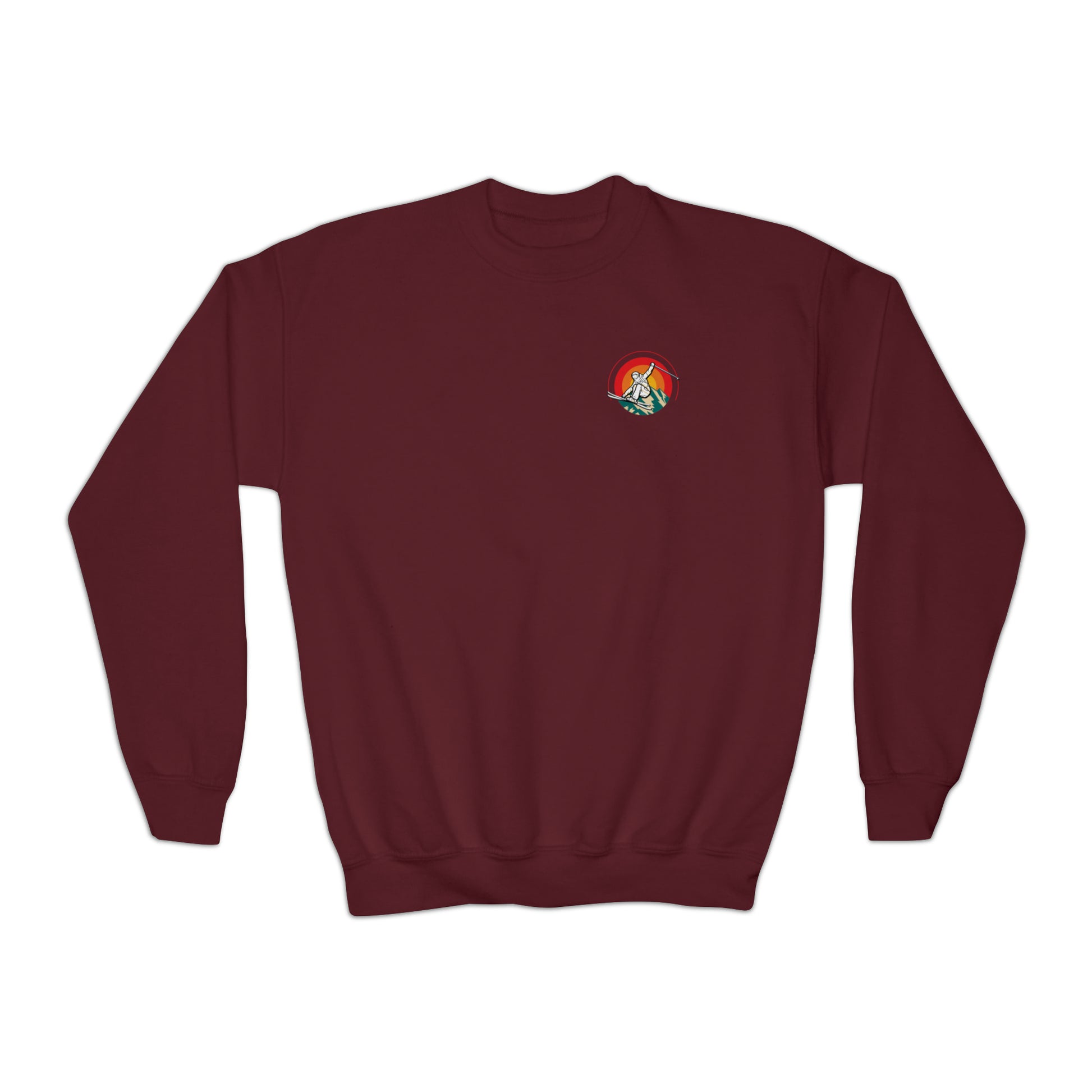 Youth ski jump Crewneck Sweatshirt