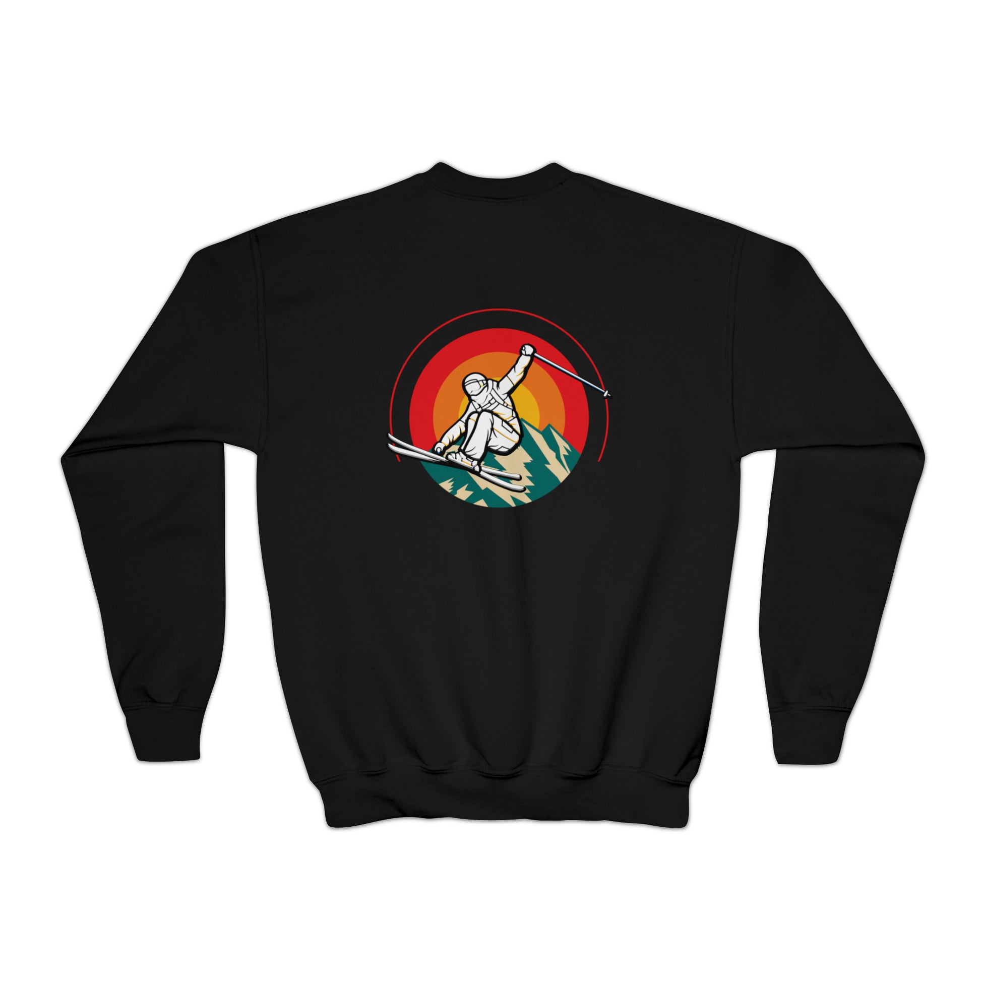 Youth ski jump Crewneck Sweatshirt