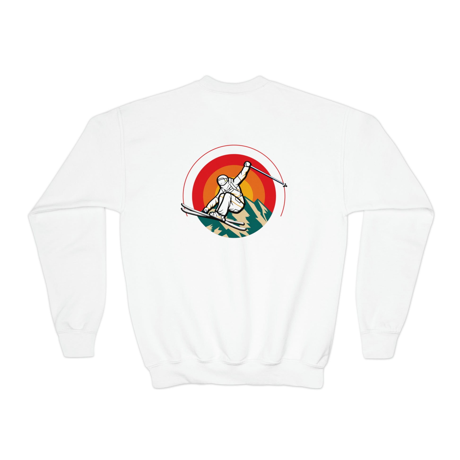 Youth ski jump Crewneck Sweatshirt