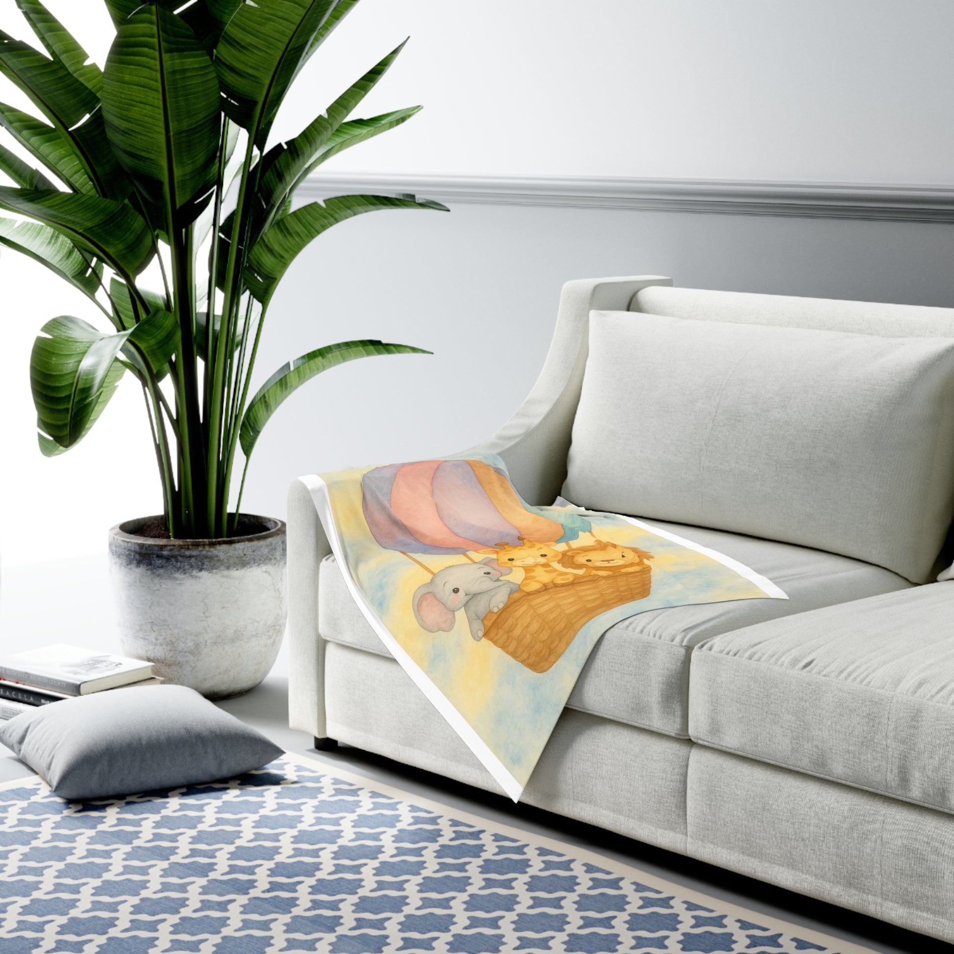 Whimsical Baby Swaddle Blanket