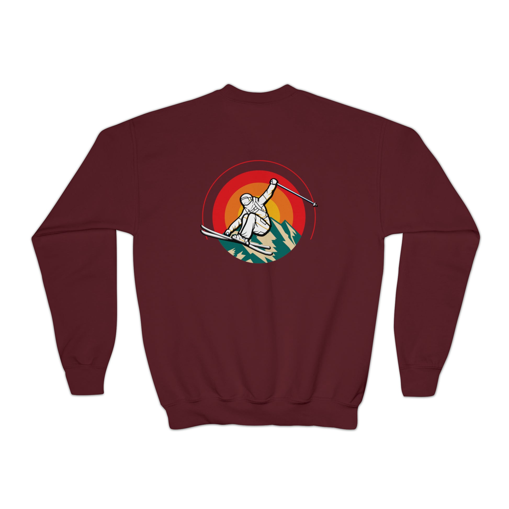 Youth ski jump Crewneck Sweatshirt