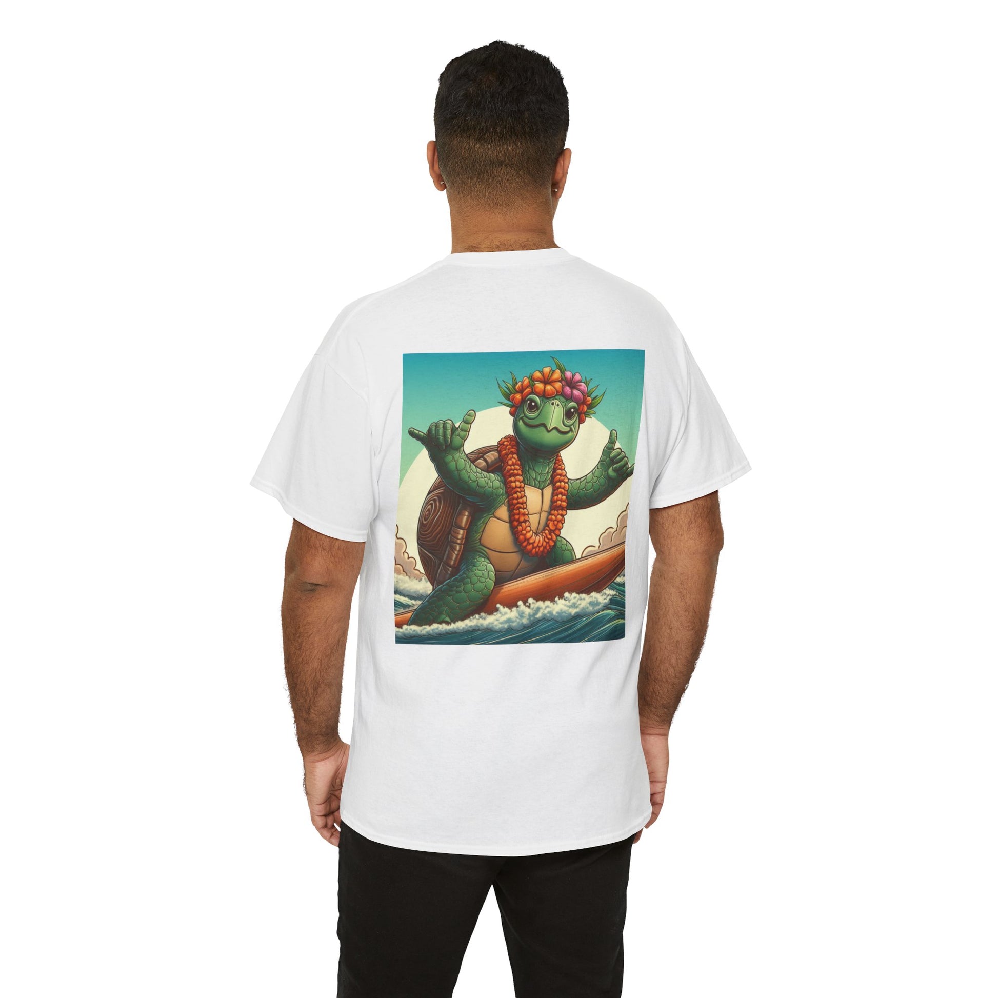 Surfing Turtle Unisex Tee