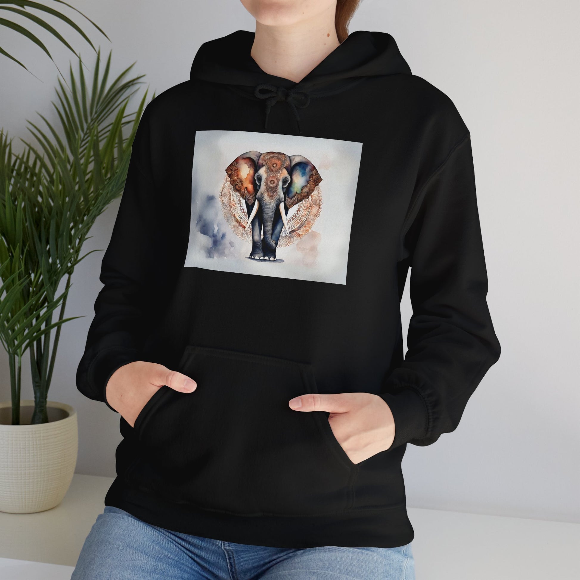 Elephant Mandala Hoodie