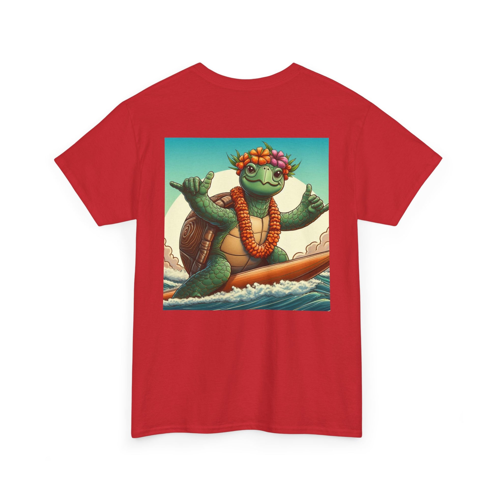 Surfing Turtle Unisex Tee