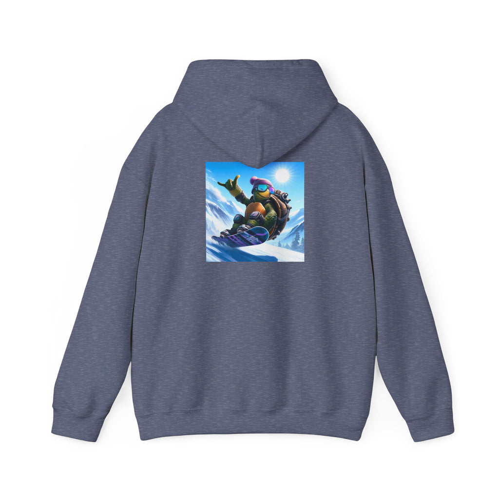 Hooded Sweatshirt Snowboarding Turtle Shakalaka Design