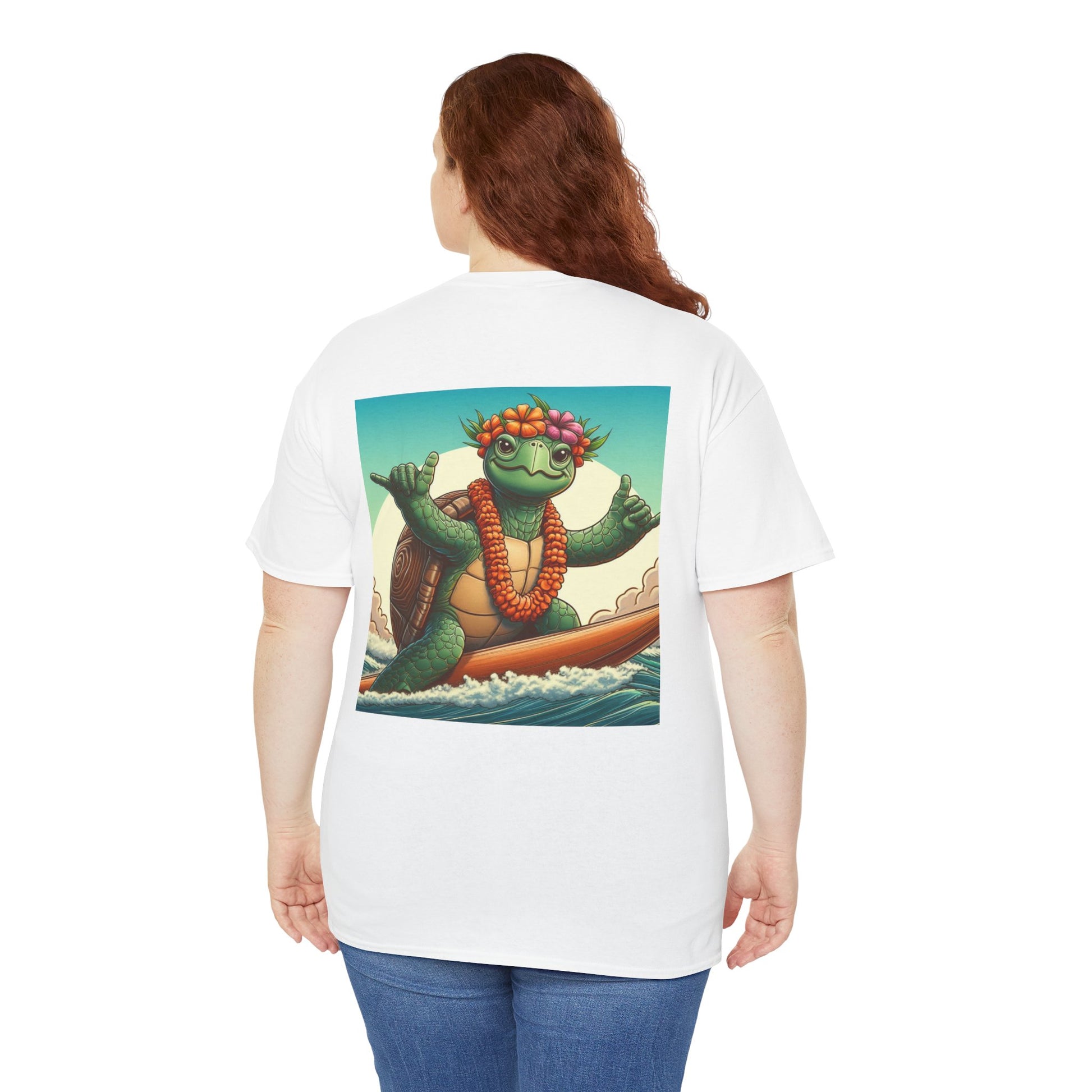 Surfing Turtle Unisex Tee