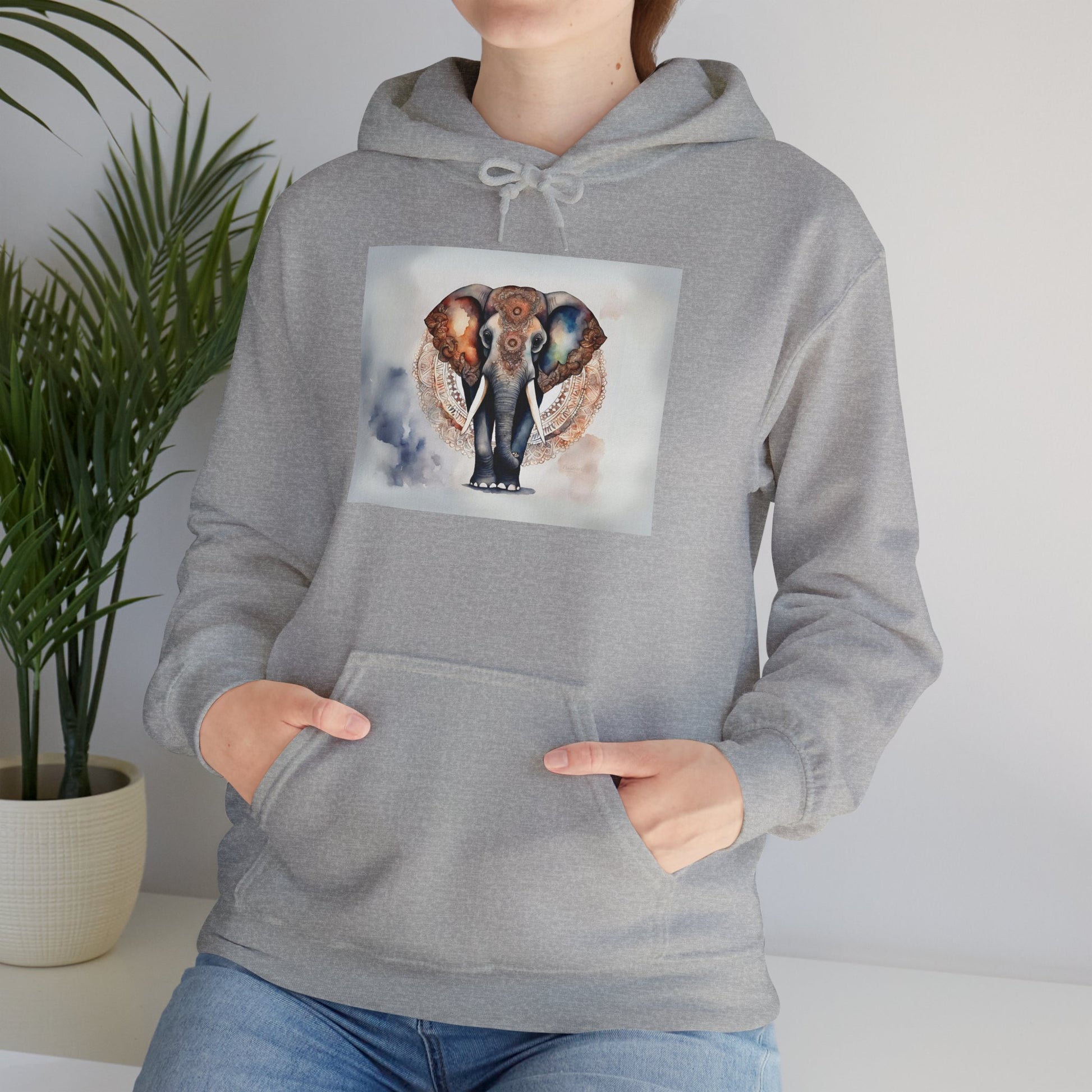 Elephant Mandala Hoodie