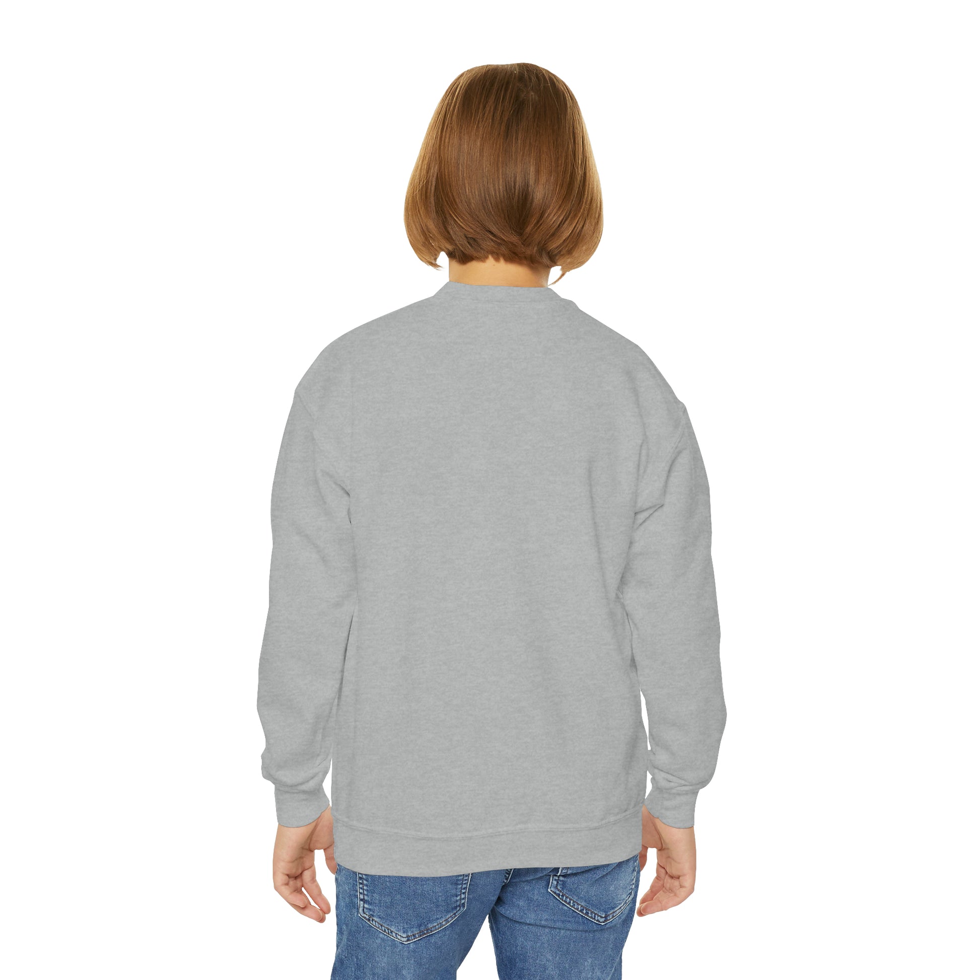 Skiing turtle youth Crewneck Sweatshirt