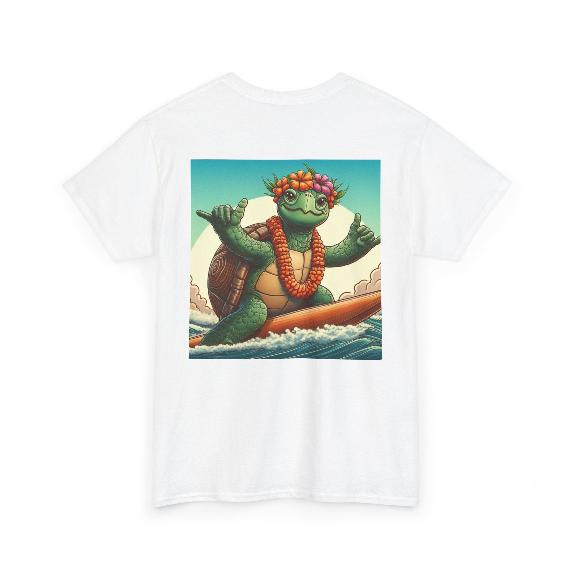 Surfing Turtle Unisex Tee